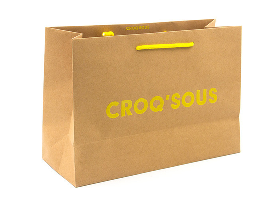 Good price Fertigten freundliche Kraftpapier-Einkaufstaschen Eco mit Griffen Logo-Drucken besonders an Online