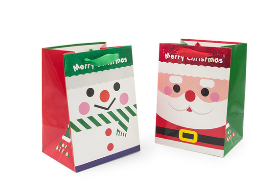 Good price Farbenreiche frohe Weihnacht-Geschenk-Drucktaschen mit Funkeln CER Bescheinigung Online