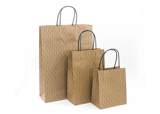 Good price Wiederverwendbares verpackendes Luxusweihnachten, natürliche Brown-Weihnachtsgeschenk-Taschen Online