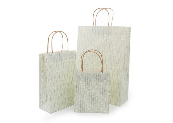 Good price Luxusstanzen-Silber-Weihnachtsgeschenk-Taschen mit verdrehtem Griffe Soem-Service Online
