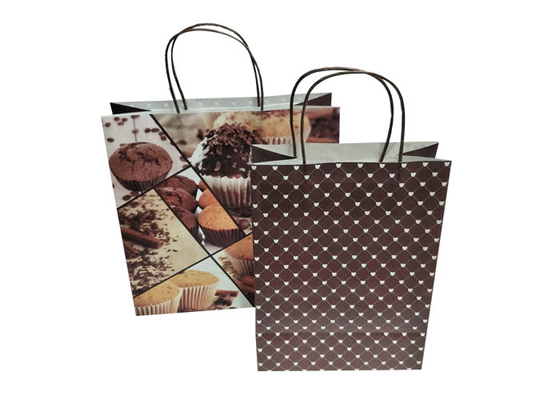 Good price Elegante Bäckerei-Verpackentaschen nehmen Verpacken- der Lebensmittelverdrehte Griffe weg Online
