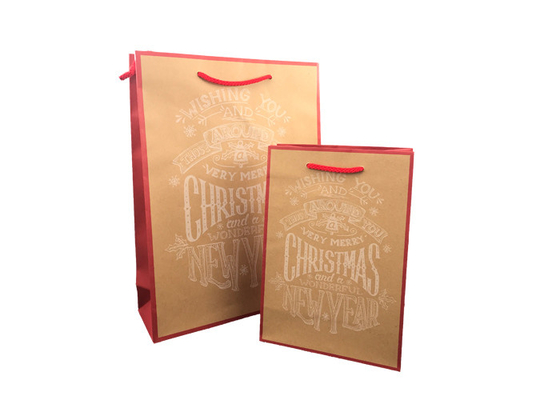 Good price Recyclebarer Kraftpapier personifizierter Brown-Papiertüte-Umweltschutz Online