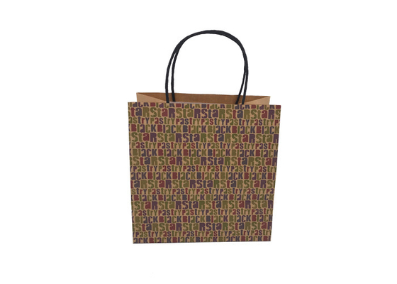 Good price Aufbereitete Papier-Einkaufstaschen Browns Eco mit Griff-Digital-Drucken Online