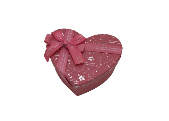 Good price Luxuspapiergeschenk-Verpackenkasten, Heiratsdruckherz-geformte Pralinenschachtel Online