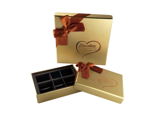 Good price Luxusschokoladen-Darstellungs-Kästen/leere Weihnachtspralinenschachteln Online