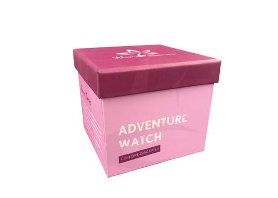 Good price Rosa wiederverwendbares Papiergeschenk-Verpackenkasten-modernes Schauen umweltfreundlich Online